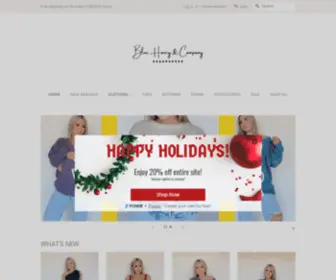 Bluehoneyandco.com(Blue Honey & Co) Screenshot