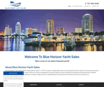 Bluehorizonyachtsales.com(Blue Horizon Yacht Sales) Screenshot