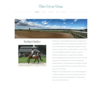 Bluehorsefarmsllc.com(Blue Horse Farms) Screenshot