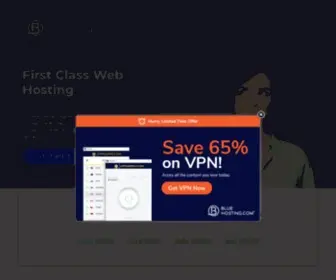 Bluehosting.com(Welcome) Screenshot