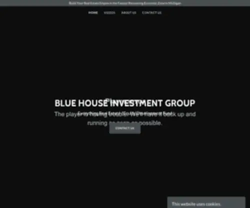 Bluehouseinvestor.com(Specializes in the acquisition) Screenshot