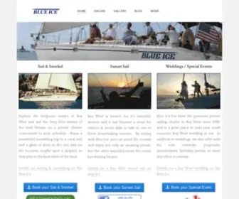 Blueicesailing.com(Sailboat Charter in Key West Florida) Screenshot