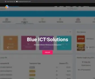 Blueictsolutions.com(Software Solutions) Screenshot