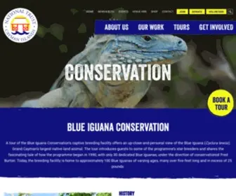 Blueiguana.ky(Blue Iguana Conservation) Screenshot