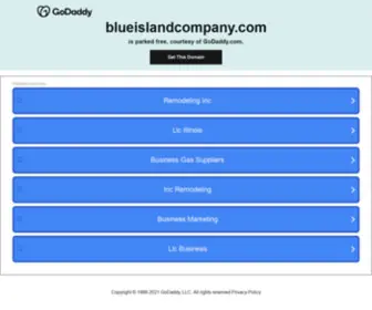 Blueislandcompany.com(Ocean an island graphic tee shirts for women and men. Blue Island Company) Screenshot