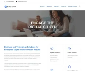 Blueitgroup.com(Delivering Innovation) Screenshot
