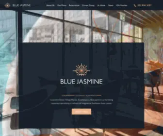 Bluejasmine.co.uk(Contemporary Southeast Asian Fine Dining Southampton) Screenshot