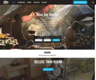 Bluejayhostels.com(Blue Jay Hostels) Screenshot