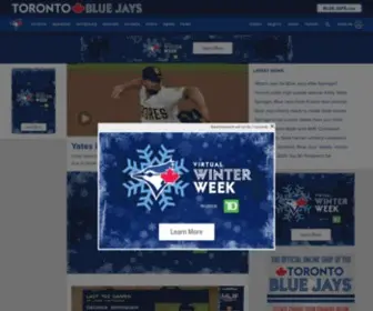 Bluejays.com(Official Toronto Blue Jays Website) Screenshot
