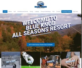 Blueknob.com(Highest Skiable Mountain in PA) Screenshot