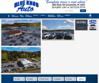 Blueknobauto.com Screenshot