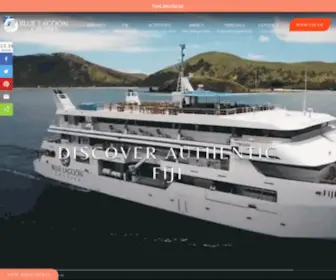 Bluelagooncruises.com(Fiji Cruises) Screenshot