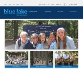 Bluelake.org(Blue Lake Fine Arts Camp) Screenshot