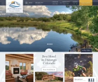 Bluelakeranch.com(Best Hotel in Durango) Screenshot