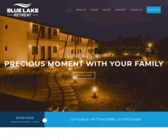 Bluelakeretreat.com(Blue Lake Retreat) Screenshot