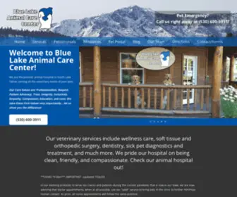 Bluelakevet.com(South Lake Tahoe Veterinarian) Screenshot