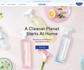 Blueland.com(Eco-Friendly Cleaning Products) Screenshot
