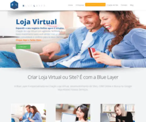Bluelayer.com.br(Desenvolvimento de site) Screenshot