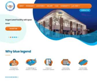 Bluelegendswimschool.com(Blue Legend Swim School) Screenshot