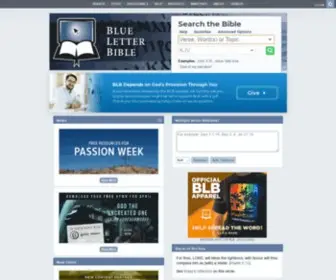 Blueletterbible.com(Read and study God's Word with Bible study software) Screenshot