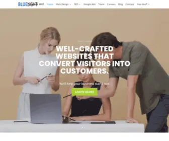 Bluelightweb.co.nz(Digital Marketing Agency) Screenshot