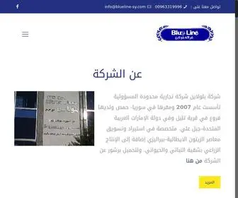 Blueline-SY.com(شركة) Screenshot