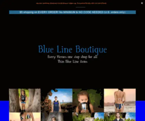 Bluelineboutique.com(Blue Line Boutique) Screenshot