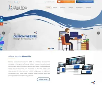 Bluelinecomputers.com(Blueline computers mangalore) Screenshot
