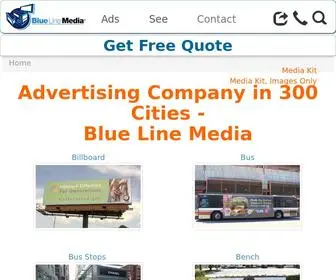 Bluelinemedia.com(Get advertising in over 300 cities) Screenshot