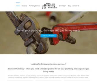 Bluelineplumbingcontractors.com.au(Blue Line Plumbing Contractors) Screenshot