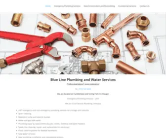 Bluelineplumbingservices.com(Blue Line Plumbing Services) Screenshot