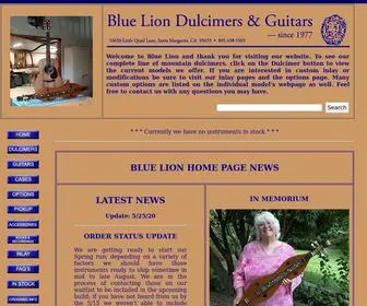 Bluelioninstruments.com(Blue Lion) Screenshot