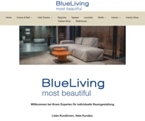 Blueliving-Farben.de(FARROW AND BALL BERLIN) Screenshot