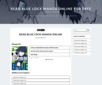 Bluelock.online(Read Read Blue Lock Manga Online / Read Read Blue Lock Manga Online for Free) Screenshot