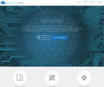 Bluelotusmedia.com(Asheville, NC) Screenshot
