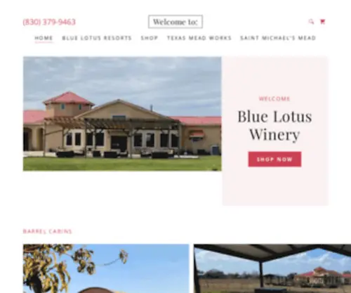 Bluelotuswinery.com(Bluelotuswinery) Screenshot