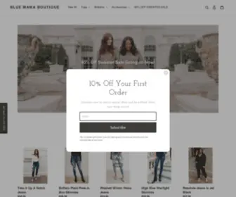 Bluemamaboutique.com(Blue Mama Boutique) Screenshot