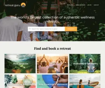 Bluemandala.com(Retreat Guru) Screenshot