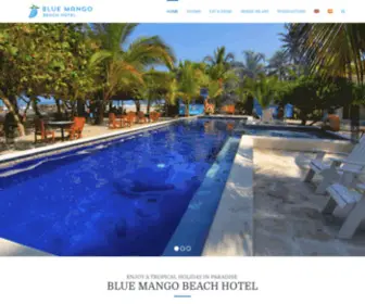 Bluemango.com.co(Blue Mango Beach Hotel) Screenshot