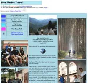 Bluemarble.org(Blue Marble European Bike Trips) Screenshot