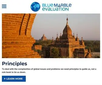 Bluemarbleeval.org(Blue Marble Evaluation) Screenshot