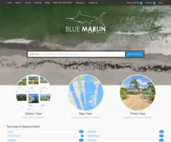 Bluemarlin-RE.com(Blue Marlin Real Estate) Screenshot