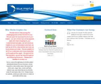 Bluemarlingraphics.com(Blue Marlin Graphics) Screenshot
