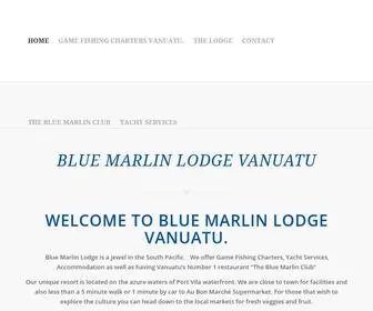 Bluemarlinlodgevanuatu.com(Blue Marlin Lodge and Blue Marlin Fishing Charters) Screenshot