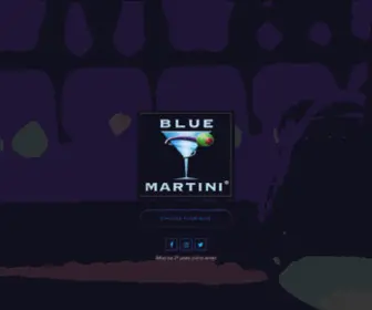 Bluemartinilounge.com(Blue Martini) Screenshot