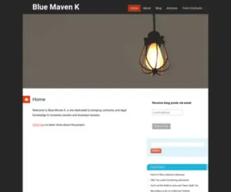 Bluemavenk.com(Blue Maven K) Screenshot