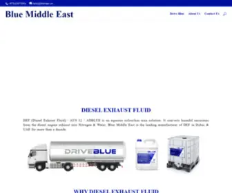 Blueme.ae(Diesel Exhaust Fluid Adblue Blue Middle East) Screenshot