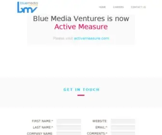 Bluemediaventures.com(Blue Media Ventures) Screenshot