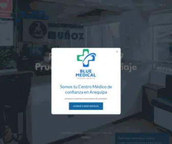 Bluemedicalperu.com(Centro Médico en Arequipa Laboratorio Clínico) Screenshot