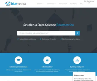 Bluemetrica.com(Szkolenia Data Science) Screenshot